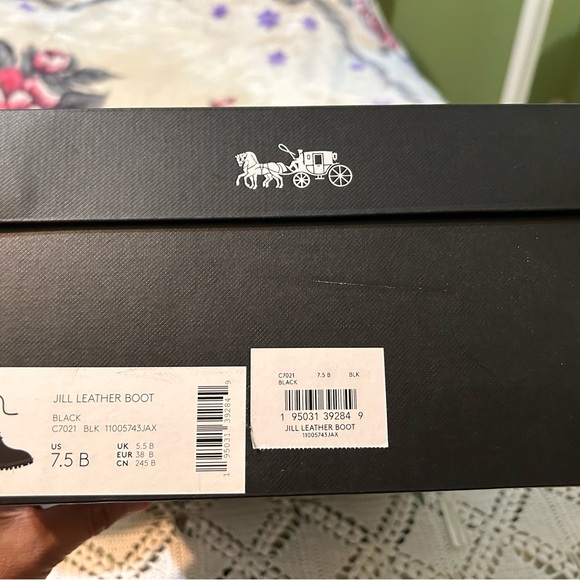 JILL LEATHER BOOT BLACK US 7.5 B Never worn still brand new. - Picture 11 of 13